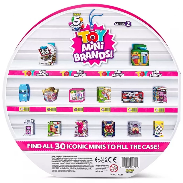 Набор-сюрприз Mini Brands Toy Дисплей с 5 фигурками Серия 2 (77218) - 3