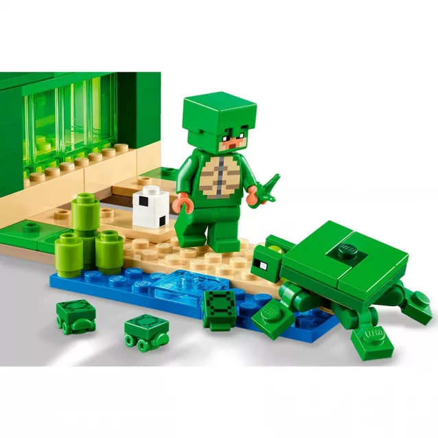 Конструктор LEGO Minecraft Пляжний будинок у формі черепахи (21254) - 6