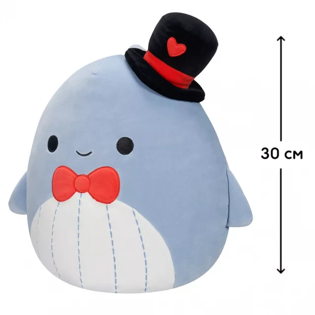 М'яка іграшка Squishmallows Синій кит Самір 30 см (SQVA00873) - 2