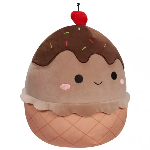 Мягкая игрушка Squishmallows Шоколадное мороженое 30 см (SQCR04146) - 3
