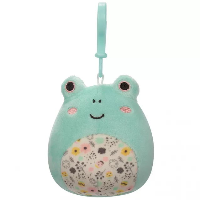 Мягкая игрушка на клипсе Squishmallows Лягушка Фрид 9 см (SQCP00179) - 1