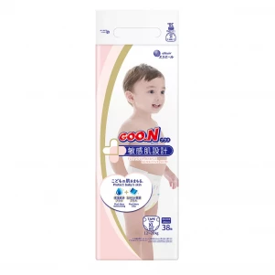 Подгузники Goo.N Plus Размер XL, 12-20 кг 38 ед (21000630) для малышей