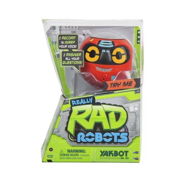 Інтерактивна іграшка-робот REALLY R.A.D. ROBOTS - YAKBOT (червоний) - 7