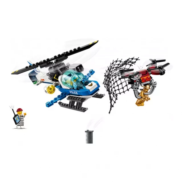 Конструктор LEGO City Повітряна Поліція: Переслідування З Дроном (60207) - 5