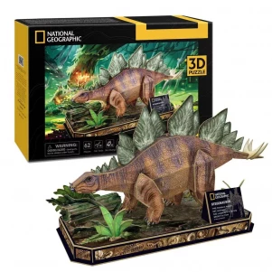 Тривимірна головоломка-конструктор CubicFun National Geographic Dino Стегозавр (DS1054h) дитяча іграшка