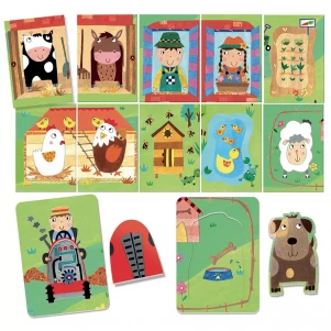 HEADU Картки-гра Монтессорі "Ферма та її мешканці" MU24001 дитяча іграшка