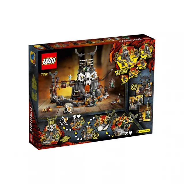 Конструктор LEGO Ninjago Підземелля Чаклуна Черепа (71722) - 2