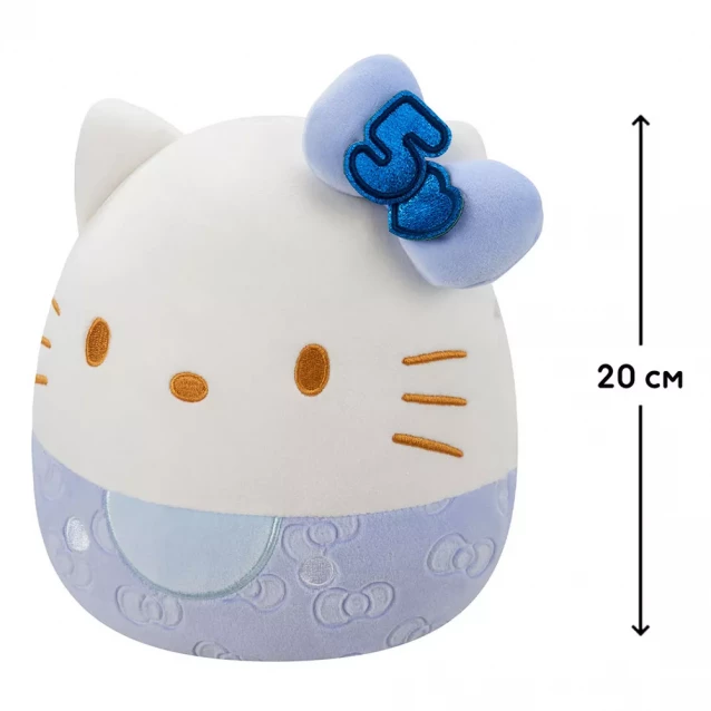 М'яка іграшка Squishmallows Хелоу Кітті у синьому 20 см (SQSN00500) - 2