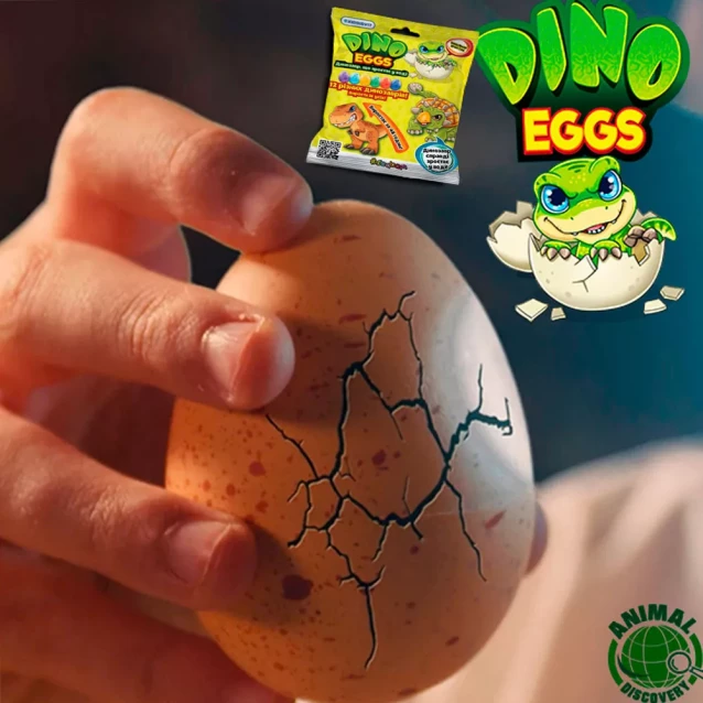 Растущая игрушка #Sbabam Dino eggs - Динозавры в ассорт. (T110-2018) - 6