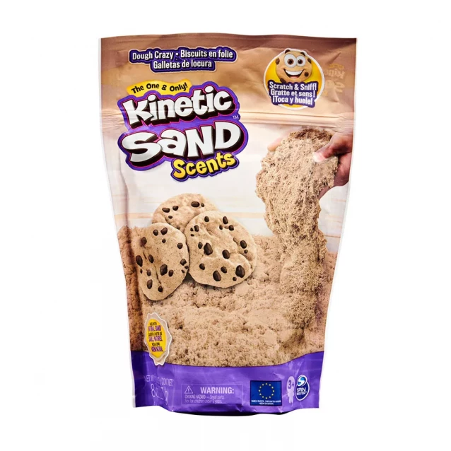 Kinetic Sand & Kinetic Rock Пісок для дитячої творчості з ароматом - KINETIC SAND ПЕЧИВО 71473С - 1