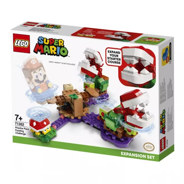 Конструктор LEGO Super Mario Головоломка с Растением-Пираньей. Дополнительный уровень (71382) - 1