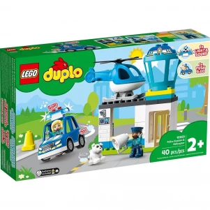 Конструктор Lego Duplo Поліцейська ділянка та вертоліт (10959) ЛЕГО ДУПЛО