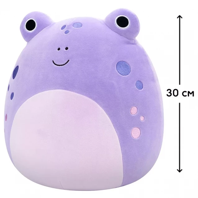 М'яка іграшка Squishmallows Жабка Наомі 30 см (SQCR06625) - 2