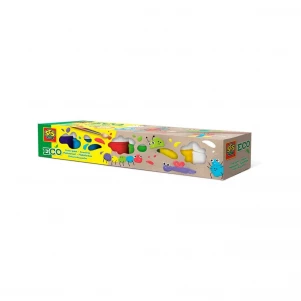 Гуаш серії "Еко" - ЯСКРАВА ПАЛІТРА (6 кольорів, в пластикових баночках) дитяча іграшка