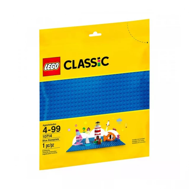 Конструктор LEGO Classic Базовая пластина синего цвета (10714) - 1