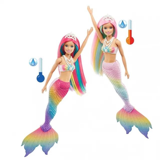 Кукла-русалка Barbie серии "Дримтопия" - Цветная игра (GTF89) - 3
