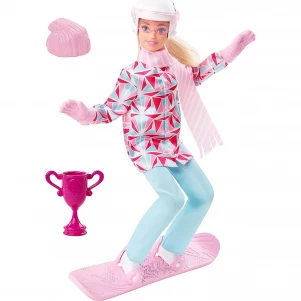 Кукла Barbie Зимние виды спорта Сноубордистка (HCN32)  кукла Барби