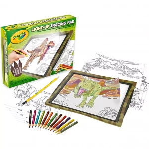 Ігрова панель для творчості з підсвічуванням Crayola Дінозаври (74-7497) дитяча іграшка