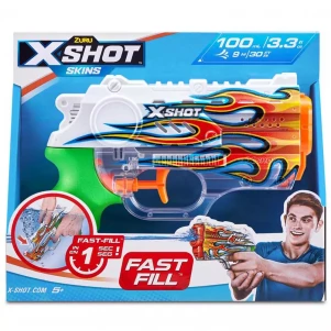Бластер водный X-Shot Fast-Fill Skins Nano Inferno (11853D) детская игрушка