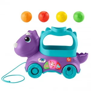 Іграшка Fisher-Price Веселий трицератопс багатомовний (HNR53) для малюків