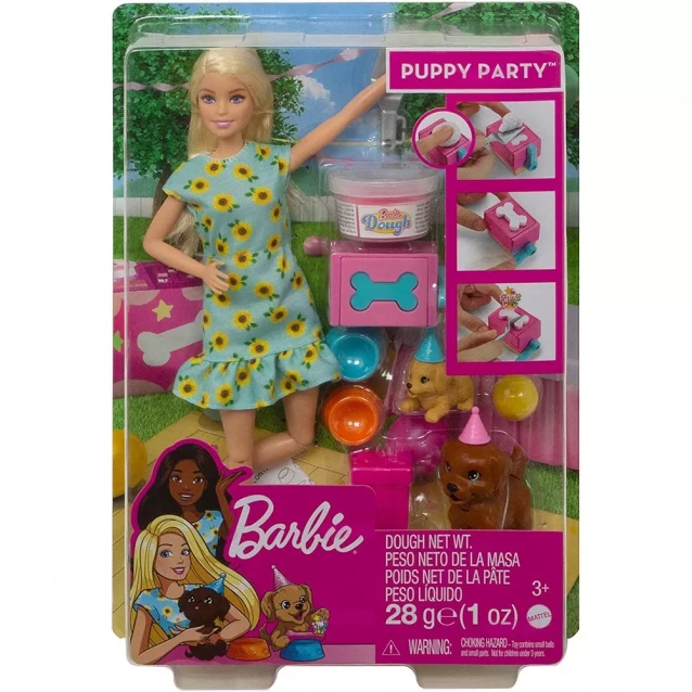 BARBIE Игровой набор "Вечерка щенков" Barbie GXV75 - 2