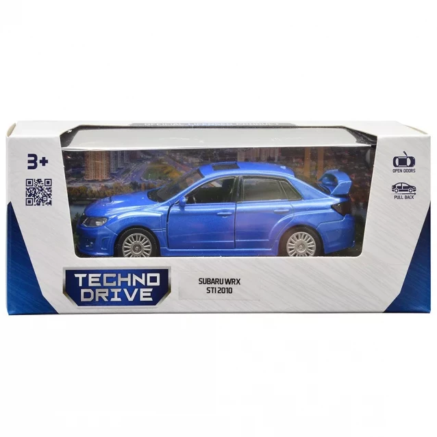Автомодель TechnoDrive Subaru WRX STI синий (250334U) - 9