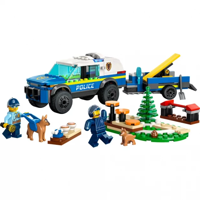 Конструктор Lego City Мобільний майданчик для дресування поліцейських собак (60369) - 3
