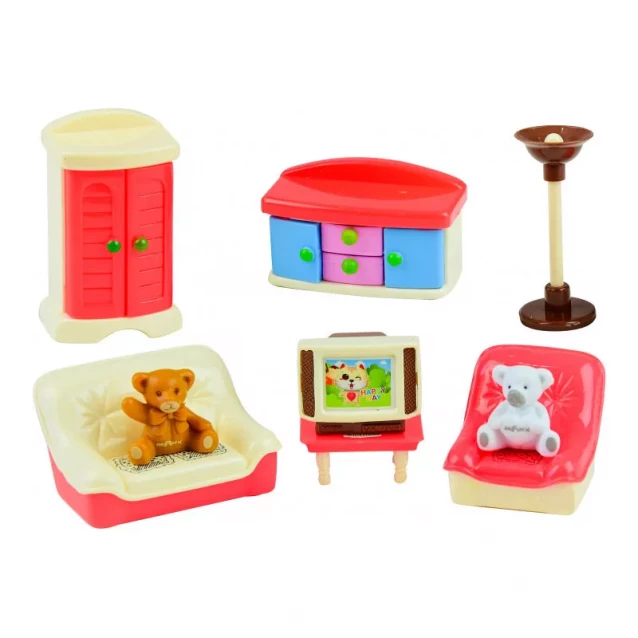 MANXS HAPPY FAMILY игрушечный набор мебель, 9 предметов - 3
