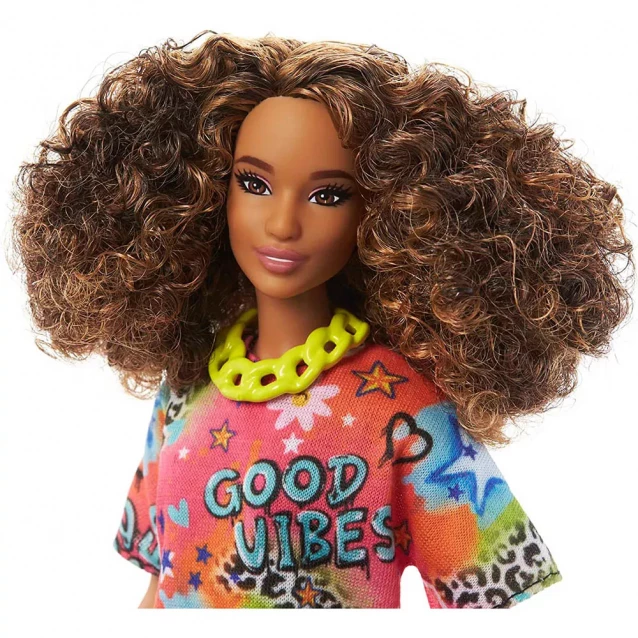 Кукла Barbie Модница в ярком платье-футболке (HJT00) - 3