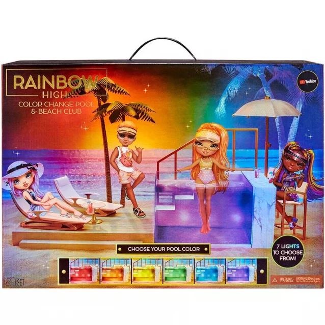Домик для кукол RAINBOW HIGH серии Pacific Coast - ВЕЧЕРИНКА У БАСЕЙНА (578475) - 12