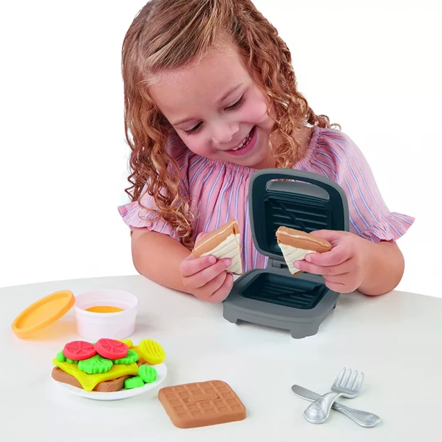 Набір для творчості із пластиліном Play-Doh Сирний сендвіч (E7623) - 6