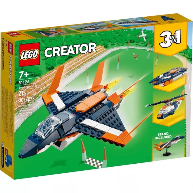 Конструктор LEGO Creator Надзвуковий літак (31126) - 1