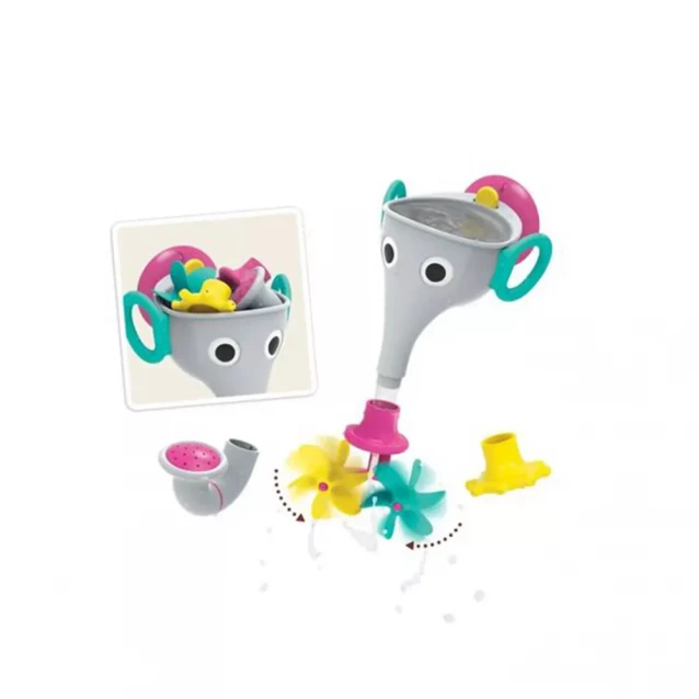 Іграшка для води "Веселий слоник" - сірий - 4