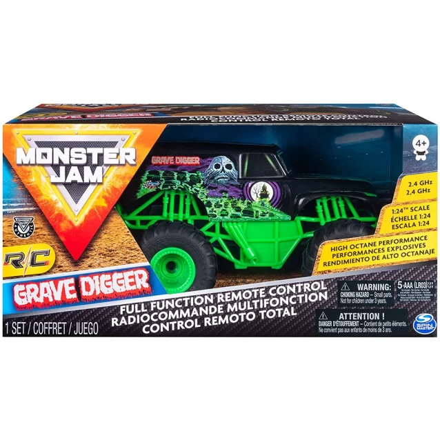 Іграшка машинка на р/к Monster Jam 1:24 арт. 6044955, у коробці 14,5*28,5*15 см - 2