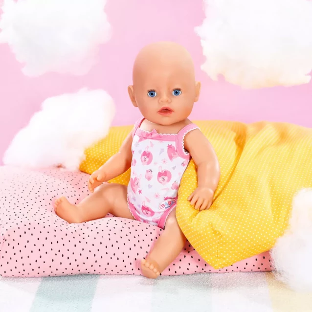 Одяг для ляльки Baby Born Боді з зайкою 43 см (834237) - 5
