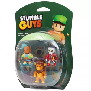 Набор фигурок Stumble Guys Велосит, Леонидас, Капитан Нохарт (SG2020-2) детская игрушка