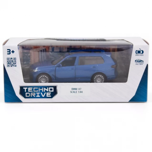 Автомодель TechnoDrive BMW X7 синя (250270) - 11