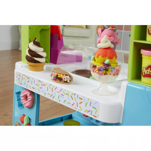 Набор для творчества с пластилином Play-Doh Машинка с мороженым (F1039) - 11