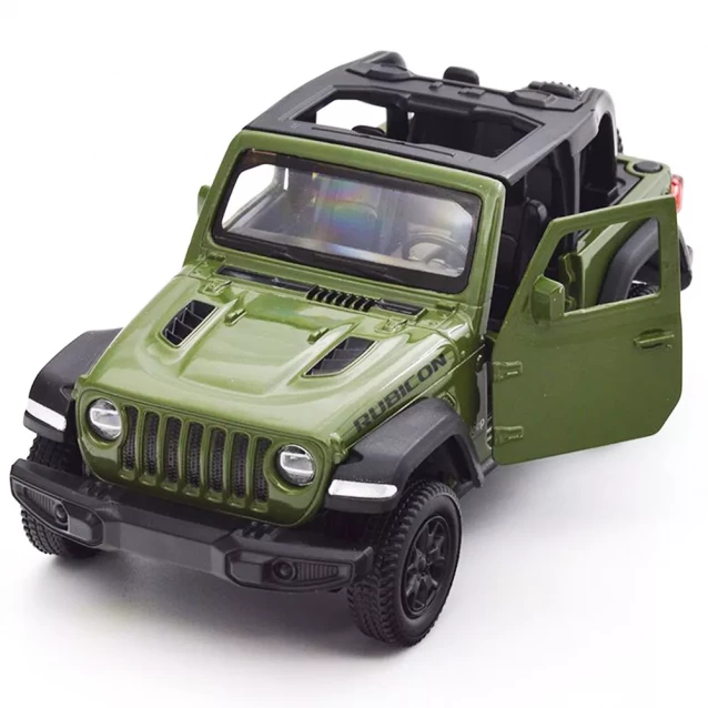 Автомодель TechnoDrive Jeep Wrangler Rubicon 2021 зеленый (250339U) - 7