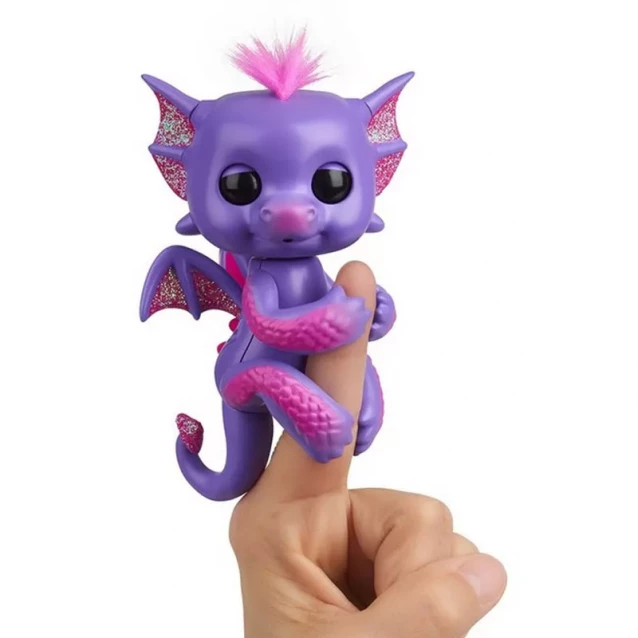 Fingerlings Интерактивный ручной дракончик фиолетовый - 2