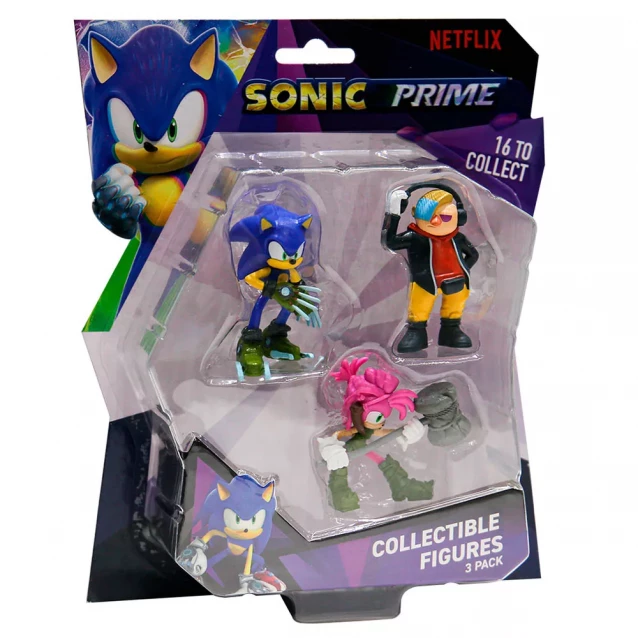 Набір фігурок Sonic Prime Доктор Не Сонік Емі 6,5 см (SON2020B) - 1