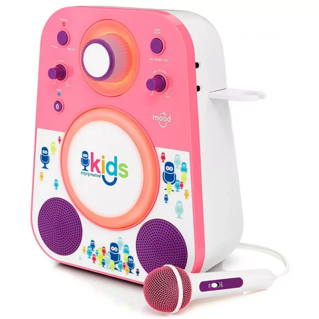 Акустична система з мікрофоном для караоке Sing-Along Bluetooth (Pink),SMK250PP - 2