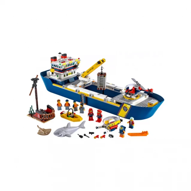 Конструктор LEGO City Океан: научно-исследовательский корабль (60266) - 9
