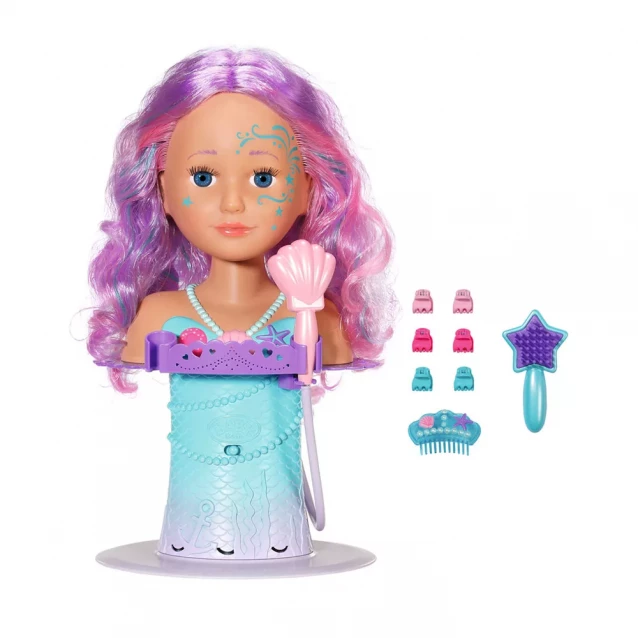 Кукла-манекен BABY BORN с автоматическим душем - СЕСТРИЧКА-РУСАЛОЧКА (на присоске, с аксессуарами) - 8