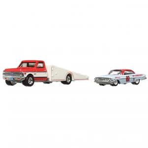 Автомодель Hot Wheels 61 Impala и транспортер 72 Chevy Ramp Truck (FLF56/HKF40) детская игрушка
