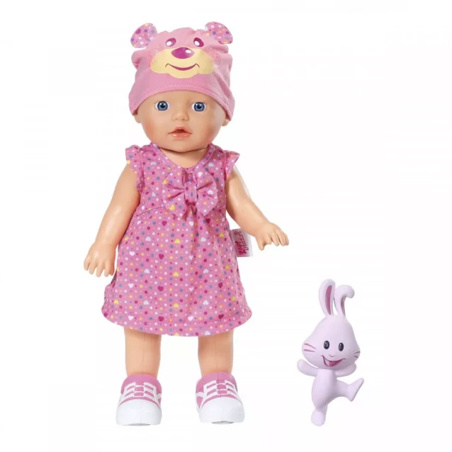 Інтерактивна лялька MY LITTLE BABY BORN - ВЧИМОСЯ ХОДИТИ (32 см, з брязкальцем, ходить, озвучена) - 1