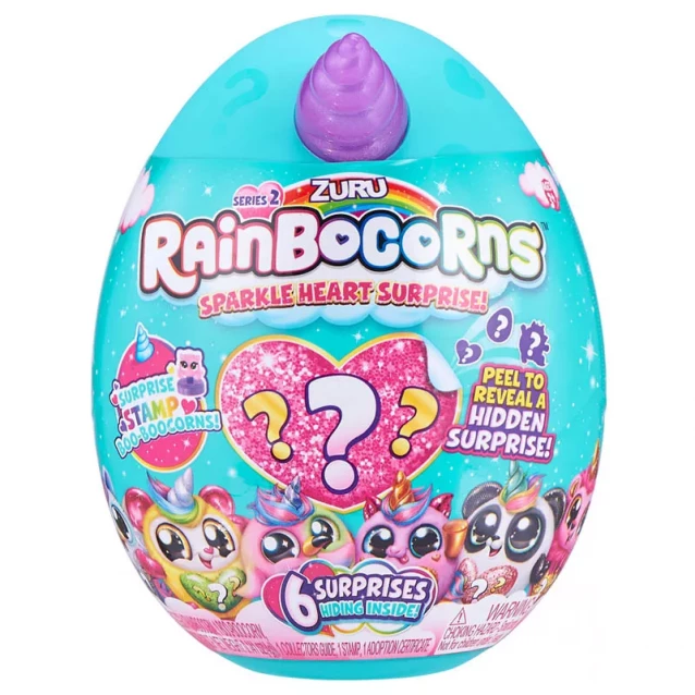 Мягкая игрушка-сюрприз Rainbocorn-E (серія Sparkle Heart Surprise 2) - 1