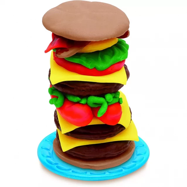 Набір для творчості із пластиліном Play-Doh Бургер гриль (B5521) - 5