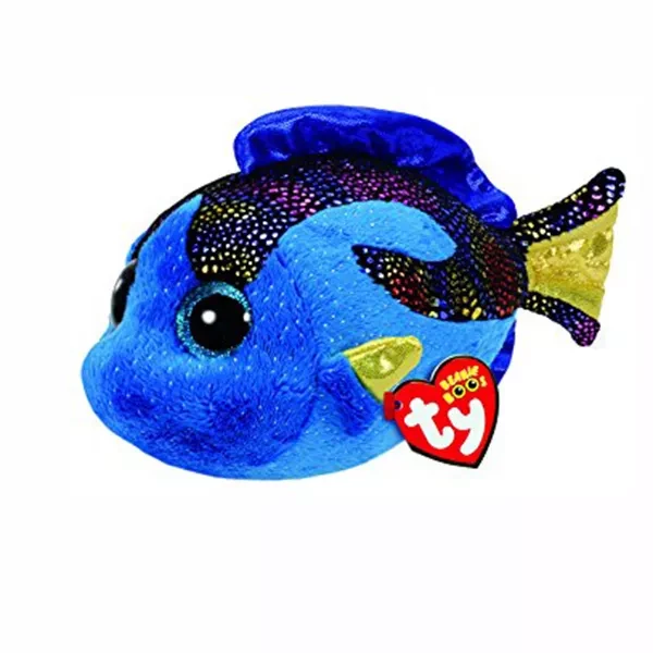 Дитяча іграшка м’яконабивна TY Beanie Boo's 35019 Синя рибка "Aqua" 15см - 1