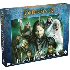 Пазл Lord of the Rings Heroes Of Middle-earth 1000 шт (WM01342-ML1-6) дитяча іграшка
